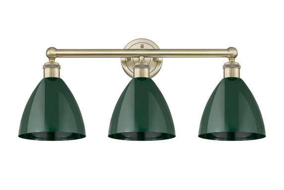 Bathroom Fixtures Three Lights by Innovations ( 405 | 616-3W-AB-MBD-75-GR Edison ) 