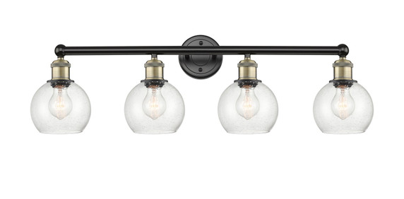 Bathroom Fixtures Four Lights by Innovations ( 405 | 616-4W-BAB-G124-6 Edison ) 