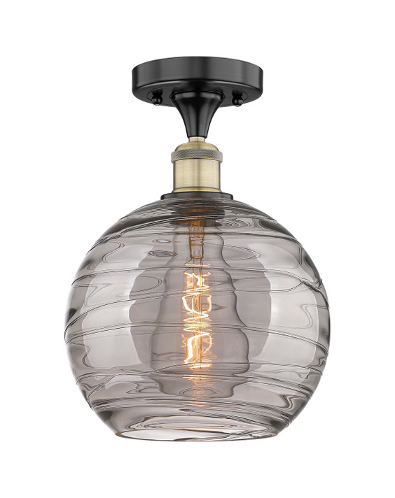 Semi-Flush Mts. Glass Down by Innovations ( 405 | 616-1F-BAB-G1213-10SM Edison ) 