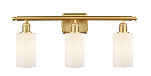 Bathroom Fixtures Three Lights by Innovations ( 405 | 516-3W-SG-G801-LED Ballston ) 