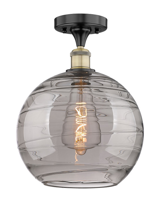 Semi-Flush Mts. Glass Down by Innovations ( 405 | 616-1F-BAB-G1213-12SM Edison ) 