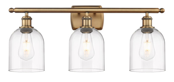 Bathroom Fixtures Three Lights by Innovations ( 405 | 516-3W-BB-G558-6CL Ballston ) 