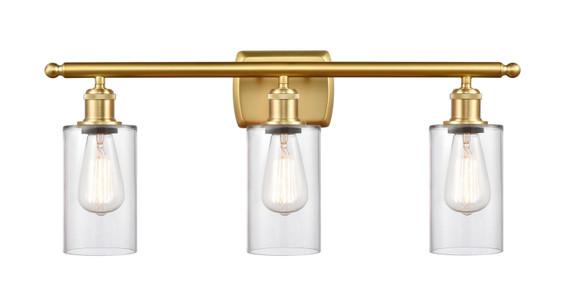 Bathroom Fixtures Three Lights by Innovations ( 405 | 516-3W-SG-G802 Ballston ) 