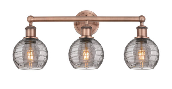 Bathroom Fixtures Three Lights by Innovations ( 405 | 616-3W-AC-G1213-6SM Edison ) 