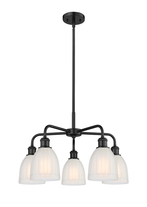 Mid. Chandeliers Glass Down by Innovations ( 405 | 516-5CR-BK-G441 Ballston ) 