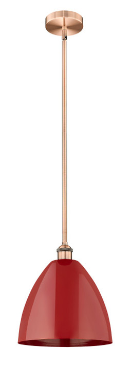 Mini Pendants Metal Shade by Innovations ( 405 | 616-1S-AC-MBD-12-RD Edison ) 