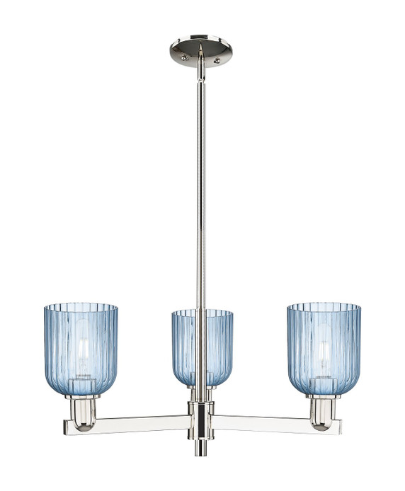Mid. Chandeliers Glass Up by Innovations ( 405 | 716-3CR-PN-G559-5BL Arcadia ) 