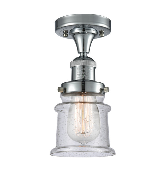 Semi-Flush Mts. Glass Down by Innovations ( 405 | 517-1CH-PC-G184S-LED Franklin Restoration ) 