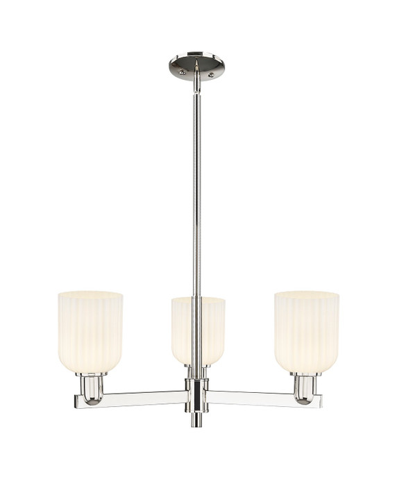 Mid. Chandeliers Glass Up by Innovations ( 405 | 716-3CR-PN-G559-5GWH Arcadia ) 