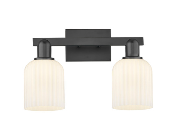 Bathroom Fixtures Two Lights by Innovations ( 405 | 716-2W-BK-G559-5GWH Arcadia ) 