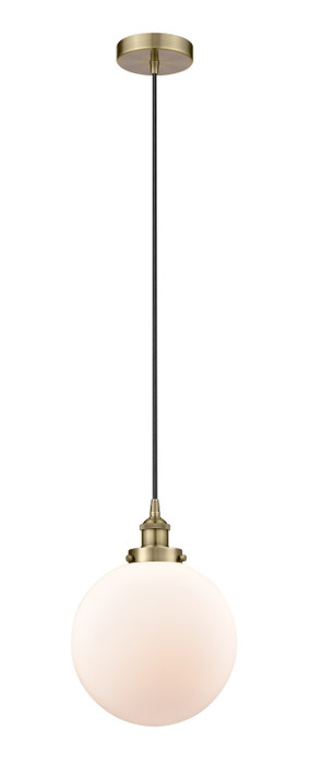 Mini Pendants Glass Down by Innovations ( 405 | 616-1PH-AB-G201-10 Edison ) 
