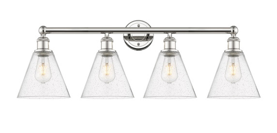 Bathroom Fixtures Four Lights by Innovations ( 405 | 616-4W-PN-GBC-84 Edison ) 