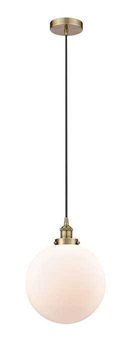 Mini Pendants Glass Down by Innovations ( 405 | 616-1PH-AB-G201-12 Edison ) 