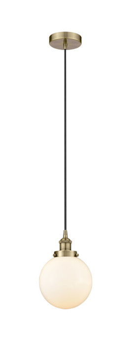 Mini Pendants Glass Down by Innovations ( 405 | 616-1PH-AB-G201-8 Edison ) 