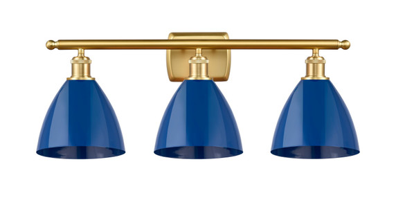 Bathroom Fixtures Three Lights by Innovations ( 405 | 516-3W-SG-MBD-75-BL Ballston ) 