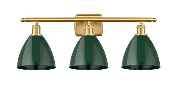 Bathroom Fixtures Three Lights by Innovations ( 405 | 516-3W-SG-MBD-75-GR Ballston ) 