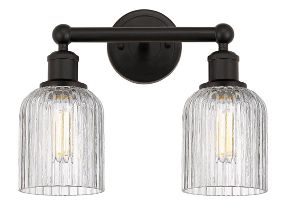 Bathroom Fixtures Two Lights by Innovations ( 405 | 616-2W-OB-G559-5CL Edison ) 