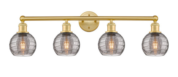 Bathroom Fixtures Four Lights by Innovations ( 405 | 616-4W-SG-G1213-6SM Edison ) 