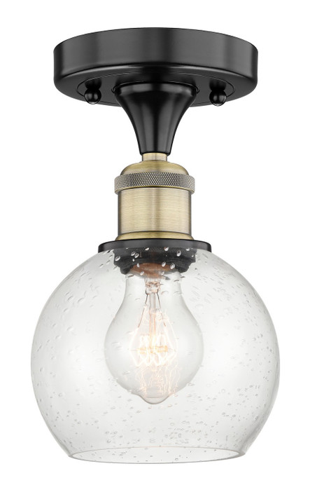 Semi-Flush Mts. Glass Down by Innovations ( 405 | 616-1F-BAB-G124-6 Edison ) 