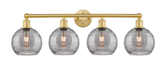 Bathroom Fixtures Four Lights by Innovations ( 405 | 616-4W-SG-G1213-8SM Edison ) 
