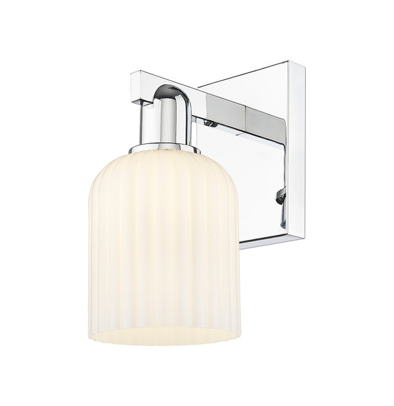 Sconces Single Glass by Innovations ( 405 | 716-1W-PC-G559-5GWH Arcadia ) 