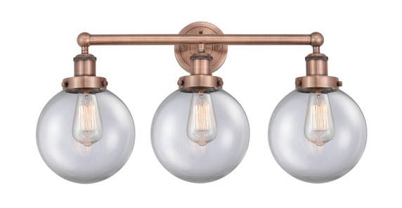 Bathroom Fixtures Three Lights by Innovations ( 405 | 616-3W-AC-G202-8 Edison ) 