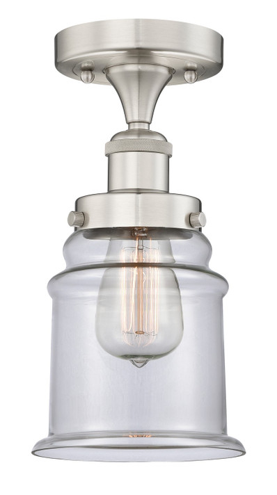 Semi-Flush Mts. Glass Down by Innovations ( 405 | 616-1F-SN-G182 Edison ) 
