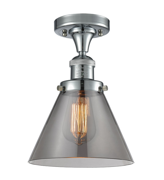 Semi-Flush Mts. Glass Down by Innovations ( 405 | 517-1CH-PC-G43-LED Franklin Restoration ) 