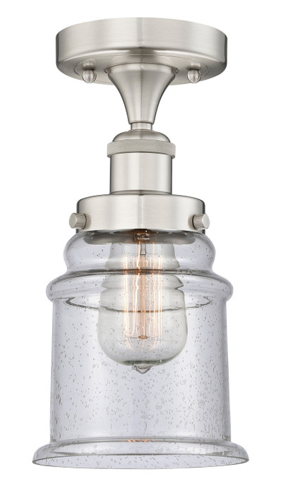 Semi-Flush Mts. Glass Down by Innovations ( 405 | 616-1F-SN-G184 Edison ) 