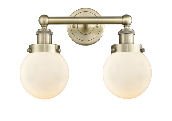 Bathroom Fixtures Two Lights by Innovations ( 405 | 616-2W-AB-G201-6 Edison ) 