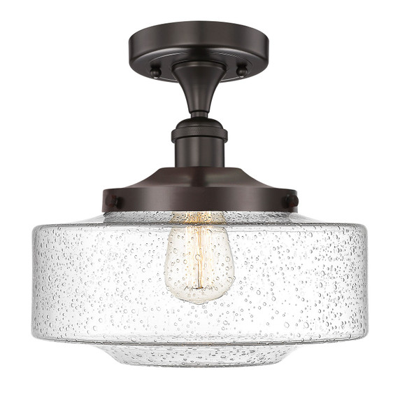 Semi-Flush Mts. Glass Down by Innovations ( 405 | 616-1F-OB-G694-12 Franklin Restoration ) 