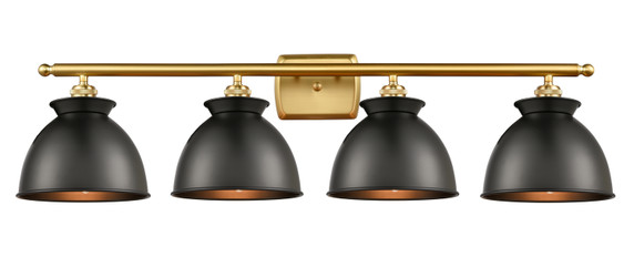 Bathroom Fixtures Four Lights by Innovations ( 405 | 516-4W-SG-M14-BK Ballston ) 