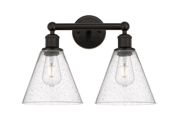 Bathroom Fixtures Two Lights by Innovations ( 405 | 616-2W-OB-GBC-84 Edison ) 