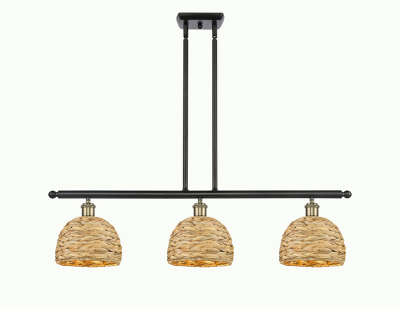 Linear/Island 3 Light Bar by Innovations ( 405 | 516-3I-BAB-RBD-8-NAT Ballston ) 