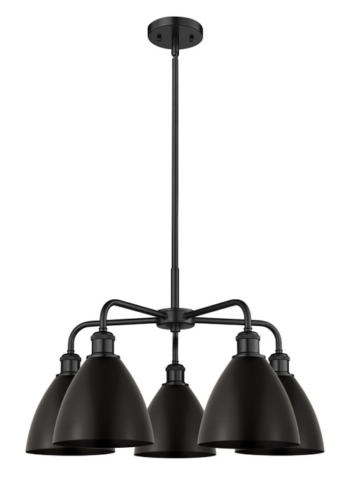 Mid. Chandeliers Metal Shade by Innovations ( 405 | 516-5CR-BK-MBD-75-BK Ballston ) 