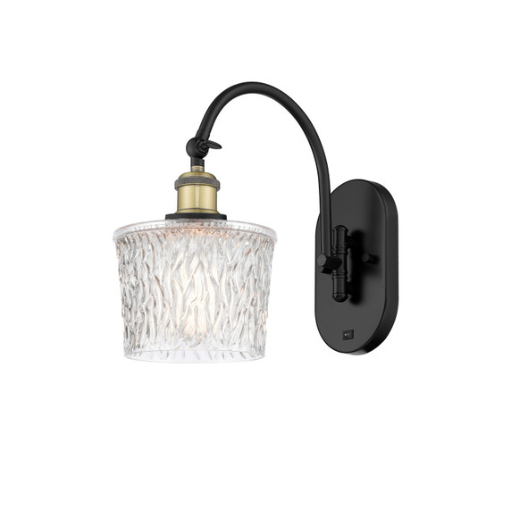 Sconces Single Glass by Innovations ( 405 | 518-1W-BAB-G402 Ballston ) 