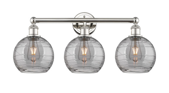 Bathroom Fixtures Three Lights by Innovations ( 405 | 616-3W-PN-G1213-8SM Edison ) 