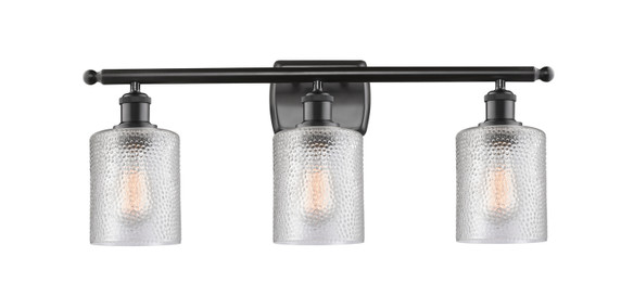 Bathroom Fixtures Three Lights by Innovations ( 405 | 516-3W-BK-G112-LED Ballston ) 