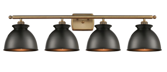 Bathroom Fixtures Four Lights by Innovations ( 405 | 516-4W-BB-M14-BK Ballston ) 