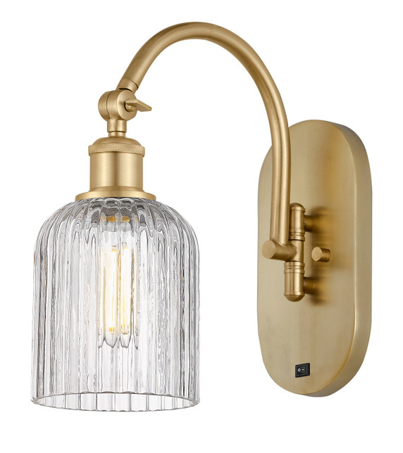 Sconces Single Glass by Innovations ( 405 | 518-1W-SG-G559-5CL Ballston ) 