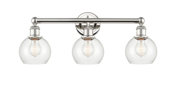 Bathroom Fixtures Three Lights by Innovations ( 405 | 616-3W-PN-G122-6 Edison ) 