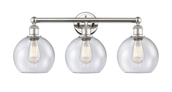 Bathroom Fixtures Three Lights by Innovations ( 405 | 616-3W-PN-G124-8 Edison ) 
