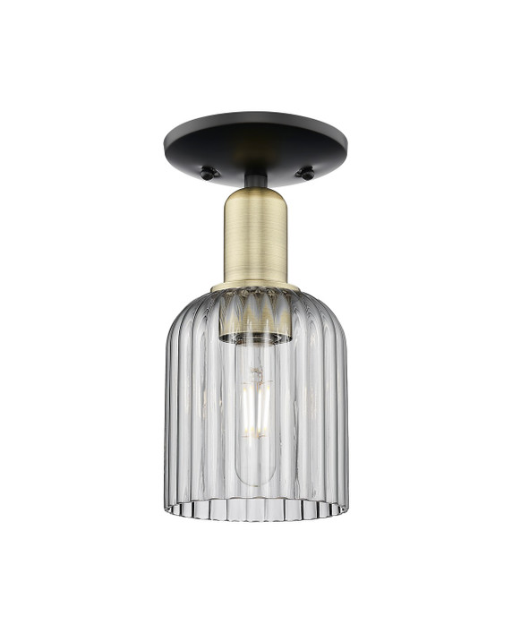 Semi-Flush Mts. Glass Down by Innovations ( 405 | 716-1C-BAB-G559-5SM Arcadia ) 