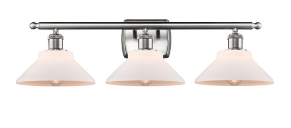 Bathroom Fixtures Three Lights by Innovations ( 405 | 516-3W-SN-G131 Ballston ) 
