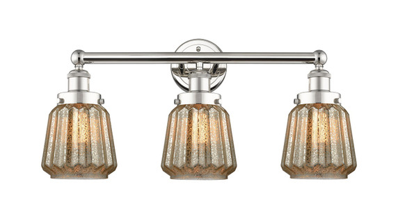 Bathroom Fixtures Three Lights by Innovations ( 405 | 616-3W-PN-G146 Edison ) 