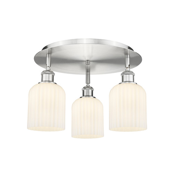 Semi-Flush Mts. Multi-port/Cluster by Innovations ( 405 | 516-3C-SN-G559-5GWH Downtown Urban ) 