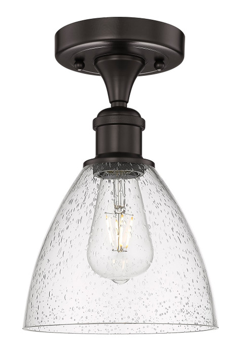 Semi-Flush Mts. Glass Down by Innovations ( 405 | 616-1F-OB-GBD-754 Edison ) 