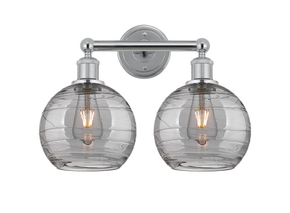 Bathroom Fixtures Two Lights by Innovations ( 405 | 616-2W-PC-G1213-8SM Edison ) 