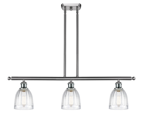 Linear/Island 3 Light Bar by Innovations ( 405 | 516-3I-SN-G442-LED Ballston ) 