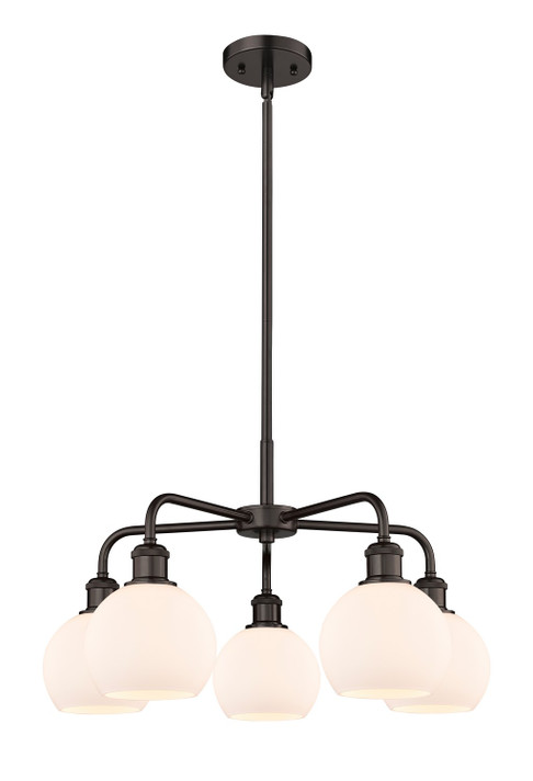 Mid. Chandeliers Glass Down by Innovations ( 405 | 516-5CR-OB-G121-6 Ballston ) 